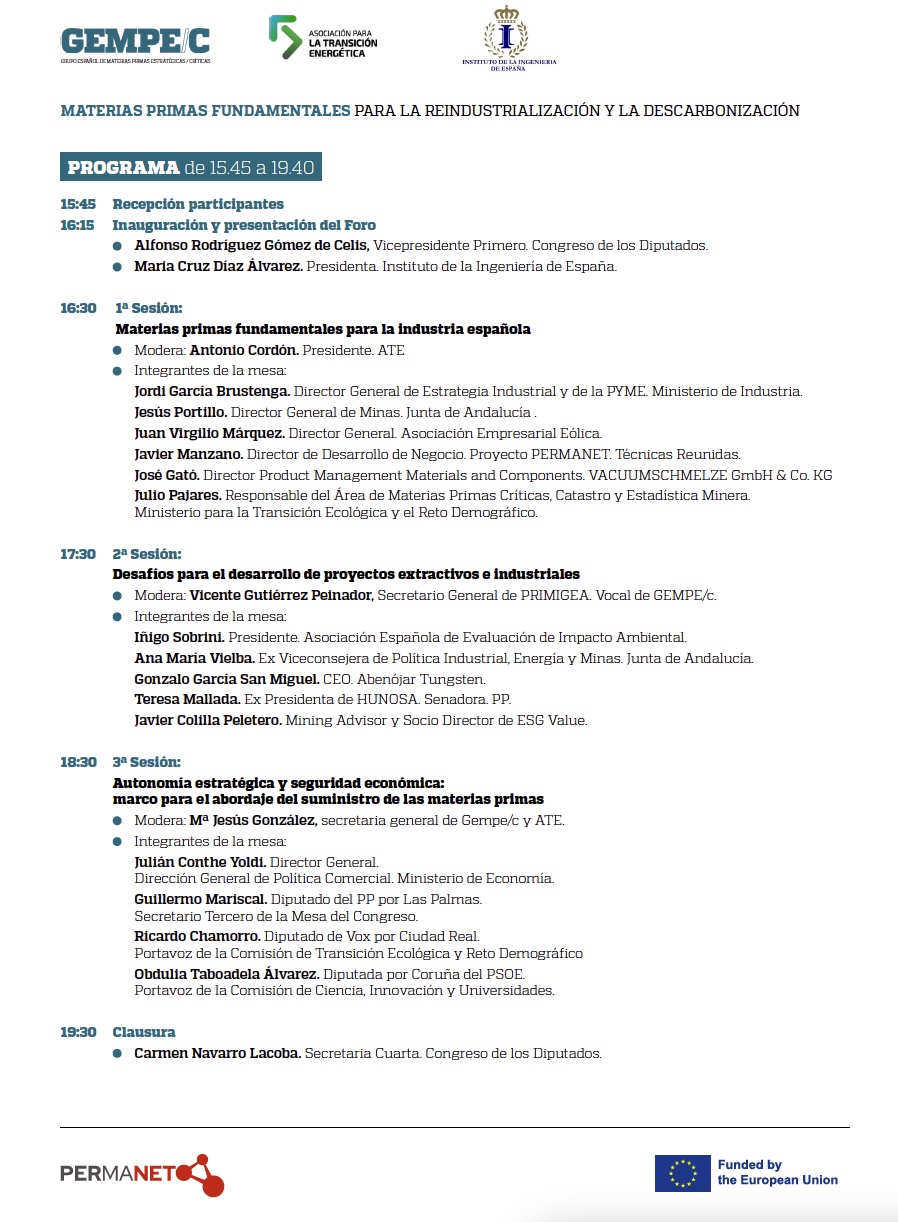 Programa Gempe Congreso Diputados